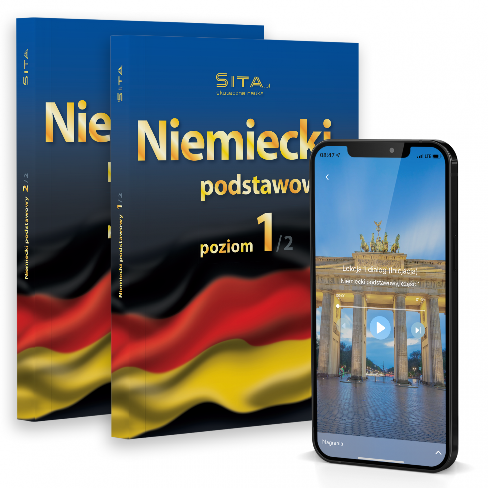 podręczniki niemiecki podstawowy + kurs audio w aplikacji SITA App