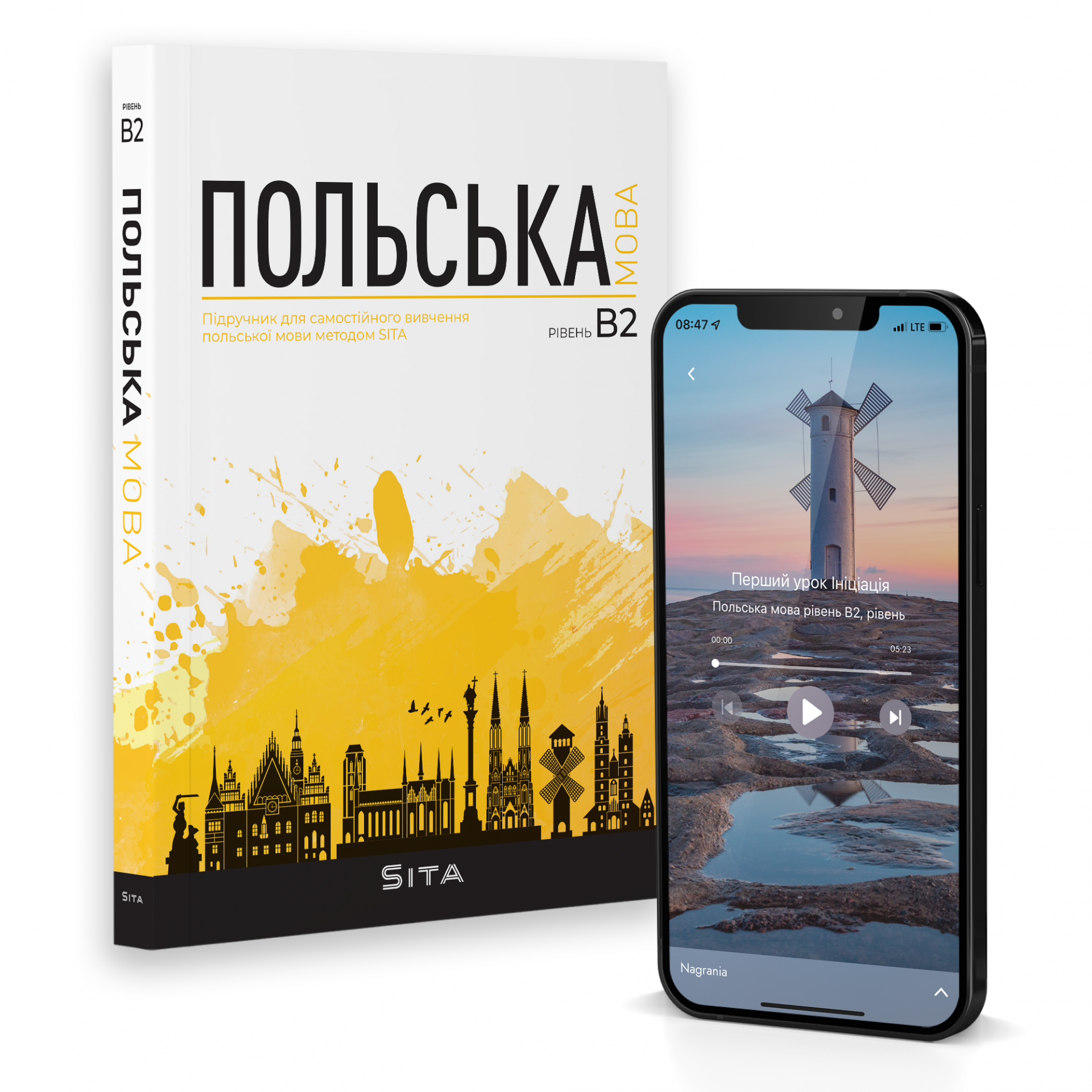 podręcznik kurs B2 polski dla Ukraińców + audio kursu w SITA App