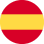 Flaga hiszpanii w kółeczku